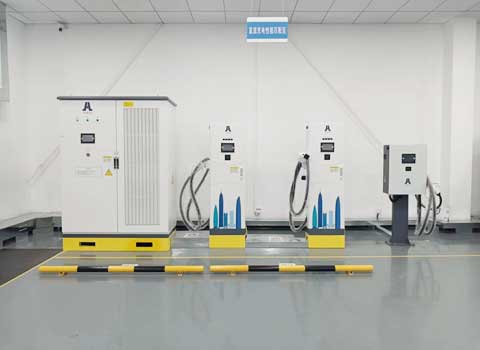 600KW充電樁分體樁雙槍600A液冷終